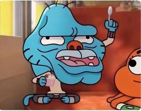 Funny Gumball Face, Gumball Memeable Face, Amazing World Of Gumball Out Of Context, Gumball And Darwin Pfp, Gumball Funny Face, Pfp Icons Funny, Tawog Funny, Gumball Funny, Gumball Waterson