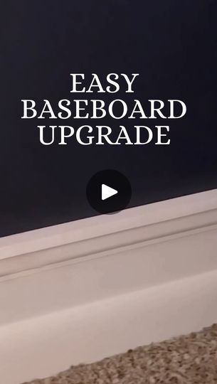 289K views · 18K reactions | I love this baseboard hack! It saves the time and money.  You avoid the huge hassle of ripping everything out.  It is substantially less expensive because you are only adding a smaller piece of molding.  By leaving a space between the existing baseboard and the new piece of trim, you don’t have to worry about matching up the depth.

This hack also works with Crown molding.  It’s the same concept.  You just drop the new molding piece down on the wall.

#designerstouch #diy #baseboard #homehacks #diyhack #diyprojects #diyhomedecor #diyhomeprojects | Marian Holden | Robin Thicke · Blurred Lines Baseboard Hacks, Diy Baseboards, Modern Baseboards, Painting Hacks, House Maintenance, House Repair, Redecorating Ideas, Baseboard Molding, Backyard Designs