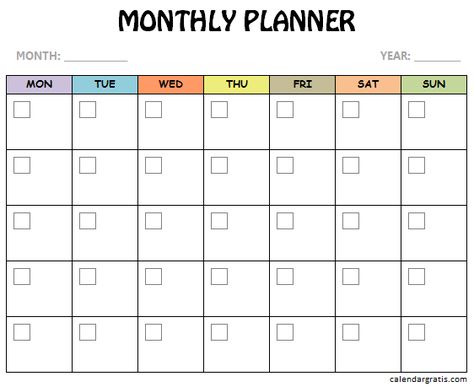 Printable Monthly Planner Template Employees, School Students, Kindergarten, Children, Parents, Workers. Print the free monthly schedule template here. Schedule Templates Monthly, Month Schedule Planner, Monthly Schedule Planner, Calendar Planner Template, Monthly Schedule Template, Planner Template Free, Schedule Maker, Free Blank Calendar, Schedule Monthly