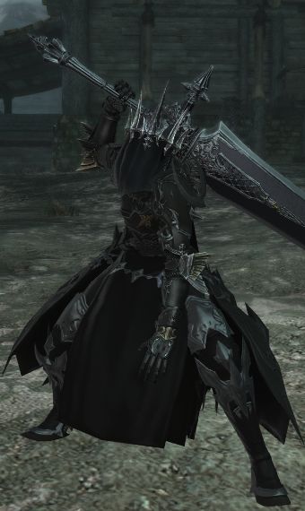 Dark Knight Ffxiv, Ff14 Dark Knight, Dark Souls Aesthetic, Fashion Souls, Soul Game, Dark Souls Art, Knight Games, Eorzea Collection, 다크 판타지