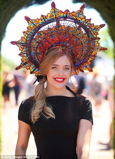 Oaks Day, Horn Pendant Necklace, Floral Hat, Women's Headwear, Floral Headpiece, Wearing A Hat, Stained Glass Window, Rhinestone Designs, Crystal Necklace Pendant