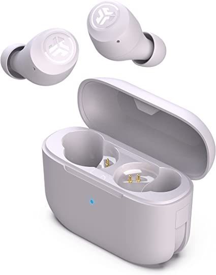 Budget Friendly comfortable earbuds. Come in 4 different colors : purple, gray , black and turquoise. Can find at Amazon or Walmart. Under $20. Have different size silicone ear pieces and up to 30 hours of play time. Air Pop, Bluetooth Earbuds, Wireless Earbuds, Wireless Headphones, Wireless Bluetooth, Bass, Lilac, Headphones, Target