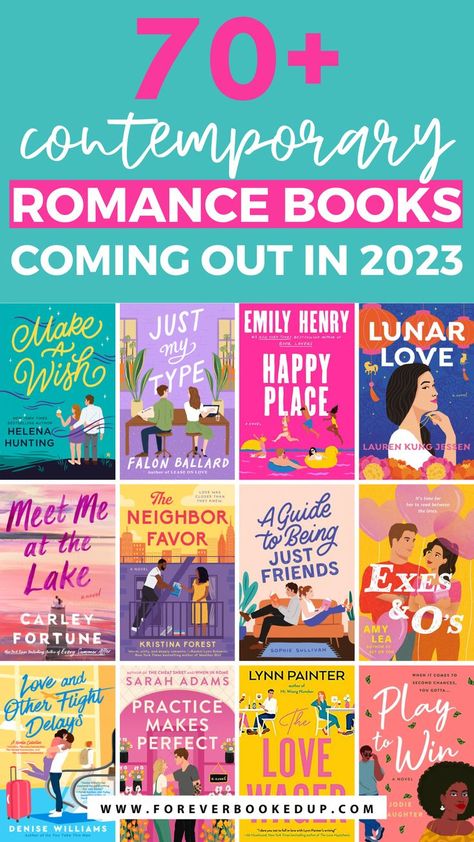 Contemporary Romance Books in 2023 Books In 2023, Best Romance Books, Reading Is Fun, Feel Good Books, Summer Reads, Contemporary Romance Books, Good Romance Books, Forever Book, Reading Rainbow