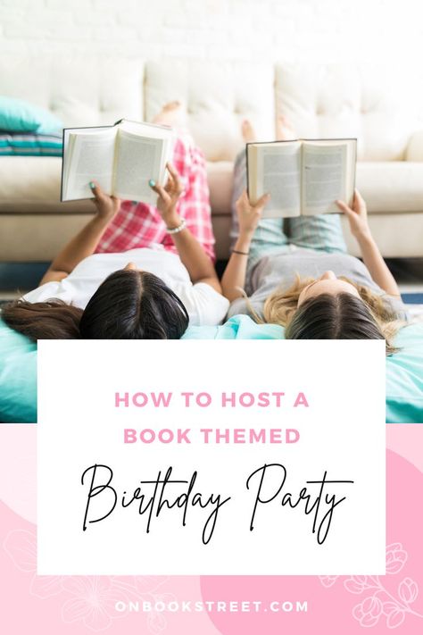 How To Throw a Book Themed Birthday Party – So, you want to throw a big birthday bash that celebrates your love of literature? You're in the right place. Today I’m going to talk you through how to plan, invite and throw a literary birthday party that suits your bookish style. Whether it's yours, a friend or a family member's birthday, we're sure this guide will inspire your party from beginning to end. Read now for book themed birthday party ideas for adults & kids or save for later! Birthday Party For Adults, Bookworm Party, Book Themed Birthday Party, Party For Adults, Bookish Style, Book Birthday Parties, Book Themed Party, Bookworm Problems, Birthday Theme Decoration