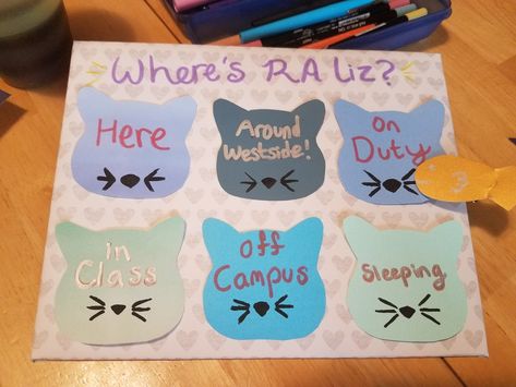 My RA Where am i board? Where Is Ra Sign, Wheres My Ra Board, Ra Location Board, Ra Where Am I, Where Is My Ra, Ra Where Am I Board, Where Am I Board, Creative Bulletin Boards, Ra Door Decs