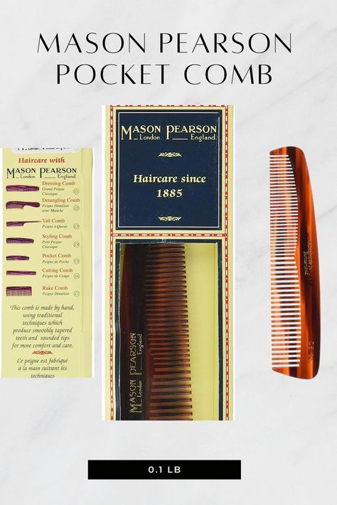 0.1 lb Pocket Comb, Mason Pearson, Comb, Personal Care, Beauty