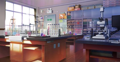 School Laboratory, Wattpad Background, Anime Places, Episode Interactive Backgrounds, Episode Backgrounds, Scenery Background, Anime Backgrounds, Image 3d, Background Drawing