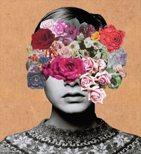 flowers in her hair. Interpret songs. Illustrate poems visually. Combine drawings with photography Kunst Collages, Gcse Art, Wow Art, Charcoal Drawing, Drawing Tutorials, Pics Art, Drawing Tips, Art Plastique, Pencil Art