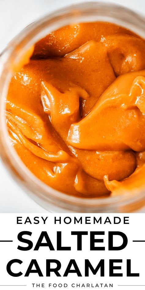 Crockpot Caramel Sauce, Dip For Apples, Easy Salted Caramel, Salted Caramel Sauce Recipe, Fruit Sauces, Caramel Sauce Recipe, Homemade Salted Caramel, Sauces Recipes, Caramel Treats