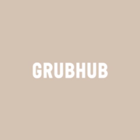 Grubhub App Icon, Grub Hub, Screen Icon, App Covers, App Icon, Home Decor Decals, Screen, Iphone