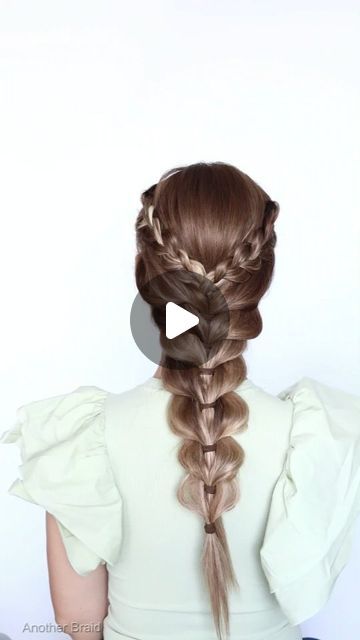 Trendafilka Kirova on Instagram Fish Tail Hairstyles, Infinity Braid, Dutch Braid, French Braid, Fish Tail Braid, Prom Hair, Hair Videos, Easy Hairstyles, Hair Tutorial