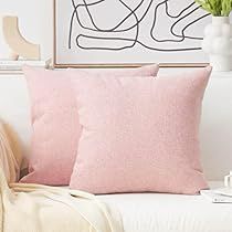 Linen Throw Pillows, Primary Bedroom Ideas, Neutral Living Rooms, Pink Cushion Covers, Euro Pillow Covers, Pink Throw Pillow, Pillow Covers Decorative, Pink Throw, Old Pillows