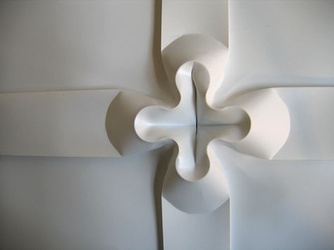 Polly Verity, Paper Sculptures, Different Angles, Basic Design, D F, Paper Folding, Paper Sculpture, Paper Cut, Sheet Of Paper