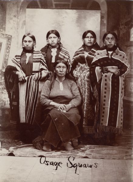 Osage Women and Children Pictures | Osage Women | Photograph | Wisconsin… Negatives Film, Osage Tribe, Osage Nation, Film Negatives, New Mexico History, Native Women, Mexico History, Cabinet Cards, Native American Pictures