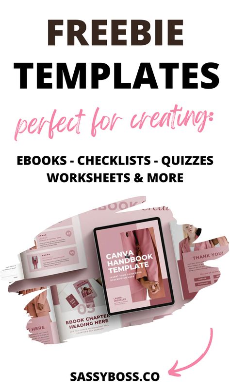 7 pre-made Canva ebook templates, worksheet templates and checklist templates all done for you and ready to add your content. Save loads of time creating lead magnets, opt-in freebies, and content upgrades so grow your email list fast. These lead magnet templates are professionally designed and easy to customise to fit your brand! #leadmagnet #leadmagnetebooktemplate #ebooktemplate #canvatemplates #emailmarketing Ebook Template Design Free, Ebook Template Design Canva, Free Business Printables, Lead Magnet Design, Free Canva Templates, Ebook Template Design, Free Email Templates, Digital Art Software, Business Knowledge