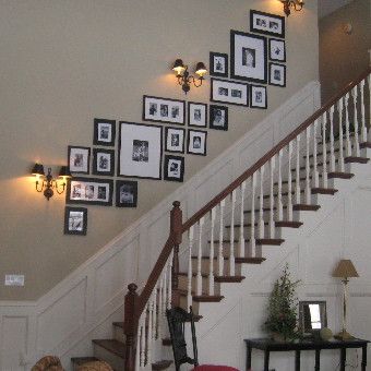 Stairway Picture Wall, Stairway Pictures, Stairway Photos, Decorating Stairway Walls, Stairway Gallery Wall, Stair Wall Decor, Gallery Frame Set, Gallery Wall Staircase, Staircase Wall Decor