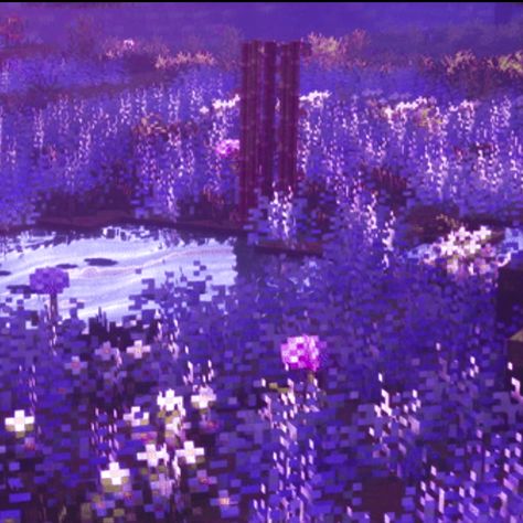 Minecraft Lavender, Amethyst Tree Minecraft, Amethyst Build Minecraft, Minecraft Purple Aesthetic, Amethyst Minecraft, Purple Aesthetic Minecraft, Minecraft Purple Gradient, Purple Minecraft, Minecraft Purple