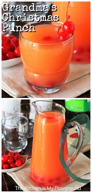 Big Christmas Party, Punch Christmas, Collage Recipes, Holiday Punch Recipe, Christmas Party Drinks, Orange Punch, Alcoholic Punch Recipes, Christmas Drinks Recipes, Party Punch Recipes