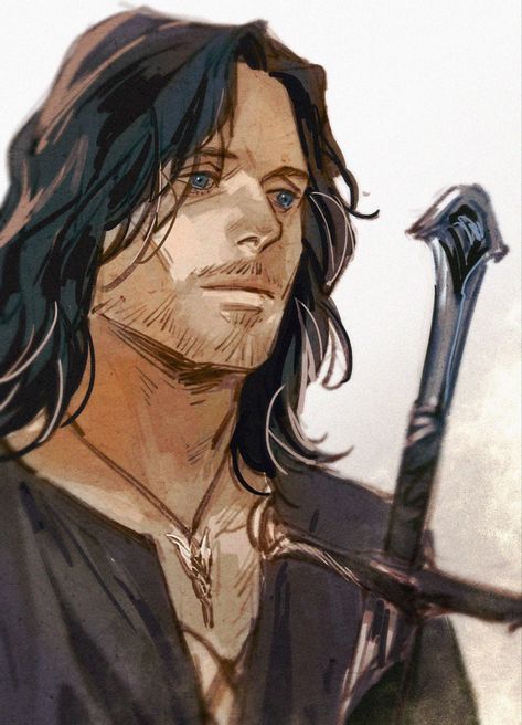 Aragorn Fanart, Lotr Fanart, Aragorn And Arwen, Concerning Hobbits, Hobbit Art, Middle Earth Art, Into The West, Tolkien Art, Lotr Art