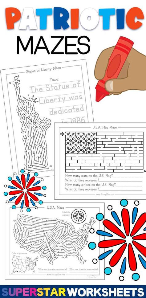 Flag Day Activities For Kids, Patriotic Activities For Kids, America Activities For Kids, Usa Activities For Kids, Flag Activities, Independence Day Activities For Kids, Usa Crafts For Kids, Memorial Day Activities For Kids, Patriot Day Activities For Kindergarten