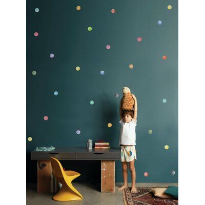 Isabelle & Max™ Watercolor Little Circles Polka Dots Wall Decal | Wayfair Peel N Stick Wallpaper, Kids Room Murals, Polka Dot Wall Decals, Polka Dot Walls, Forest Wall Mural, Kids Wall Decals, Kids Wall Murals, Watercolor Walls, Nursery Wall Decals