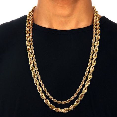 Success Lifestyle, Necklace Combo, Hip Hop Bling, Gold Chains For Men, Gold Chain Jewelry, Chain Jewelry, Chains For Men, Hip Hop Fashion, Gold Fashion