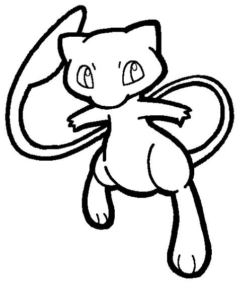 Coloring Pages Pokemon, Kaws Painting, Mew Pokemon, Pokemon Drawing, Pokemon Sketch, Mario Coloring Pages, Pokemon Birthday Party, Pokemon Tattoo, Coloring Images