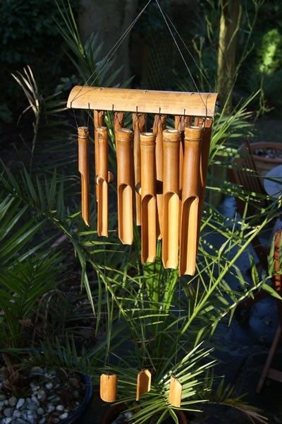 Giant Bamboo, Bamboo Wind Chimes, Bamboo Crafts, Wind Chime, Metal Hooks, 3 Things, Wind Chimes, Quick Saves