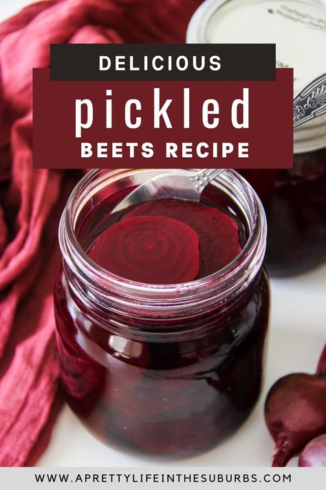 My Grandma's recipe for the most delicious Pickled Beets!  They're tangy and so flavourful. This recipe can easily be cut in half or doubled. Refrigerator Pickled Beets, Pickled Beets Recipe, Pickled Recipes, Beets Recipe, Amish Food, Pickled Foods, Beetroot Recipes, Canning Vegetables, Canning Pickles