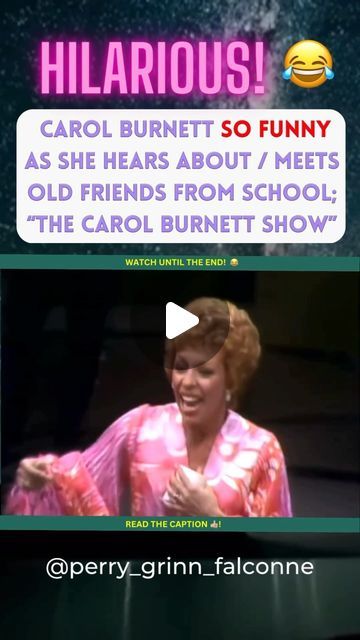 Benjamin Lee Hunt on Instagram: ".
HILARIOUS! 😂

Carol Burnett is so funny as she hears about / meets old friends from school during the audience Q & A time, on The Carol Burnett Show! 🤣

#carolburnett #oldfriends #schoolfriends #q&a #comedy #spoof #instacomedy #hilarious #sofunny #skits
." Carol Burnett Show, Carol Burnett, So Funny, Old Friends, Funny, On Instagram, Instagram