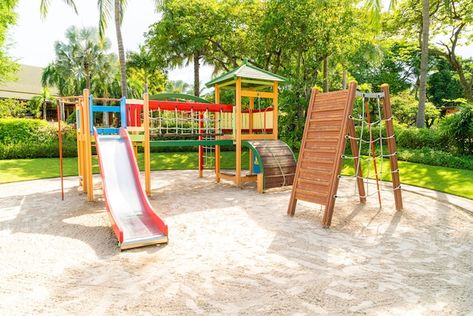 Japanese Playground, Sand Playground, Kid Playground, Playground Sand, Daycare Setup, Community Planning, Playground Kids, Kids Sand, Park Playground