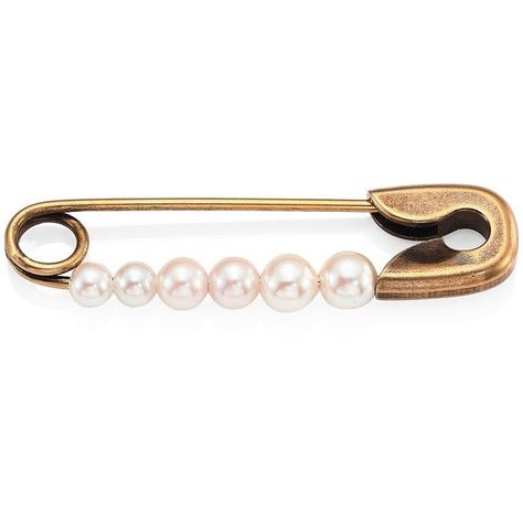 Marc Jacobs Faux Pearl Safety Pin Brooch ($100) ❤ liked on Polyvore featuring jewelry, brooches, apparel & accessories, fake pearl jewelry, oversized jewelry, pin brooch, pin jewelry and safety pin brooch Safety Pin Bracelet Diy, Diy Safety Pin, Safety Pin Art, Safety Pin Bracelet, Safety Pin Crafts, Diy Safety, Pin Bracelet, Marc Jacobs Jewelry, Safety Pin Jewelry