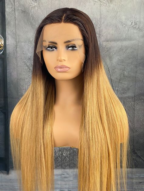 Hair Gradient, Black Hair Protective Styles, Eldest Sister, Wigs Styles, Hair Protective Styles, Color Rubio, African Dresses Men, Long Hair Wigs, Remy Hair Wigs