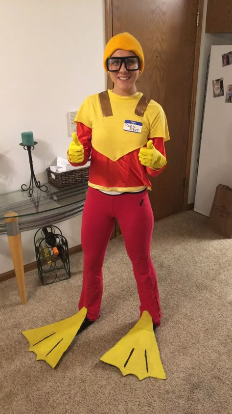 Scuba Steve Halloween 2017 (: Scuba Steve Costume Diy, Scuba Steve Costume, Adam Sandler Costume, Halloween Adult Party, Steve Costume, Scuba Steve, Vbs 2025, Halloween Costumes Easy, Cute Couple Halloween