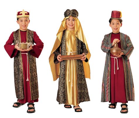 wise men costumes child Wisemen Costume, Wise Man Costume, Diy Fantasia, Biblical Costumes, Nativity Costumes, Men Costumes, Pageant Costumes, 3 Kings, King Costume