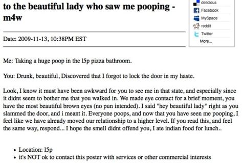 14 Of The Best And Worst Missed Connections Found On Craigslist - Creepy Gallery Sick To My Stomach, Missed Connections, Random Places, Looking For Love, Funny Stuff, Fails, You Think, Finding Yourself, Social Media