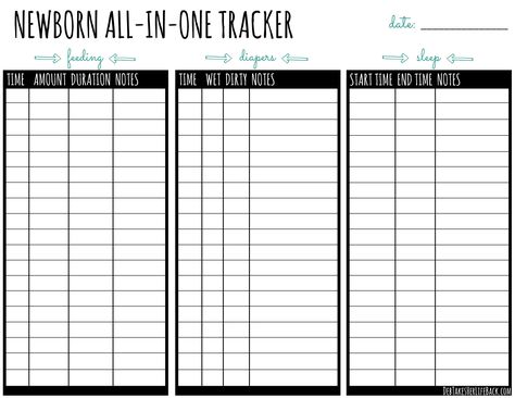 Baby on the way? Download our free newborn all-in-one tracker! It provides a central place to note feedings, diapers, and sleep, to simplify life with baby. | newborn tracker printable free | printables | new baby tracker | tracking | newborn feeding schedule | chart | breastfeeding | formula feeding | diaper | sleep Newborn Tracker, Baby Tracker, Gratis Printables, Newborn Feeding, Tracker Free, Pumping Moms, Baby Sleep Problems, Simplifying Life, Baby Arrival