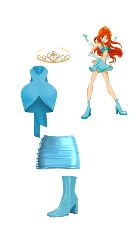 Winx Club Bloom Outfit Bloom Outfits, Winx Club Bloom, Bloom Winx Club, Winx Club, Club Outfits, Halloween Outfits, Halloween, Clubbing Outfits