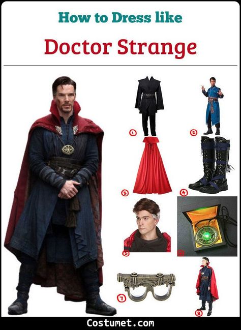 Dr Strange Halloween Costume, Doctor Strange Costume Diy, Diy Dr Strange Costume, Doctor Strange Outfit, Diy Marvel Costumes, Doctor Strange Halloween Costume, Marvel Disneybound, Doctor Strange Costume, Monk Clothing