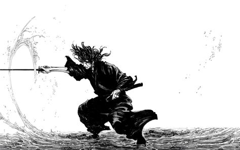 Desktop Vagabond Wallpaper Explore more Bagabondo, Eiji Yoshikawa's, Hepburn, Japanese, Manga Series wallpaper. https://www.whatspaper.com/desktop-vagabond-wallpaper-2/ Miyamoto Musashi Art, Oc Story, Samurai Drawing, Guerriero Samurai, Vagabond Manga, Samurai Artwork, Miyamoto Musashi, Samurai Art, 영감을 주는 캐릭터