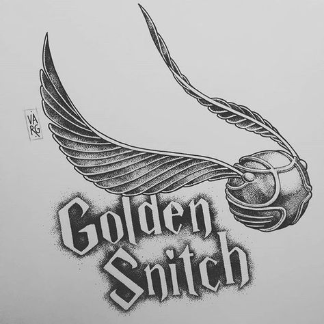 Golden Snitch Drawing, Drawing Ideas Harry Potter, Golden Snitch Tattoo, Stickers Sketch, Snitch Tattoo, Harry Potter Snitch, Harry Potter Sketch, Harry Potter Nails, Hp Tattoo