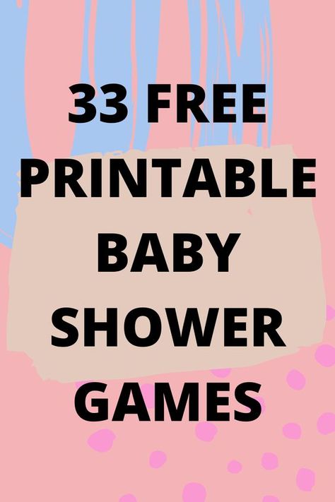 33 Free Printable Baby Shower Games - Fun Party Pop Baby Shower Taboo Game, Baby Shower Games Free Printables, Baby Shower Questions, Baby Shower Quiz, Easy Baby Shower Games, Taboo Game, Free Printable Baby Shower Games, Free Baby Shower Games, Dont Say Baby Game