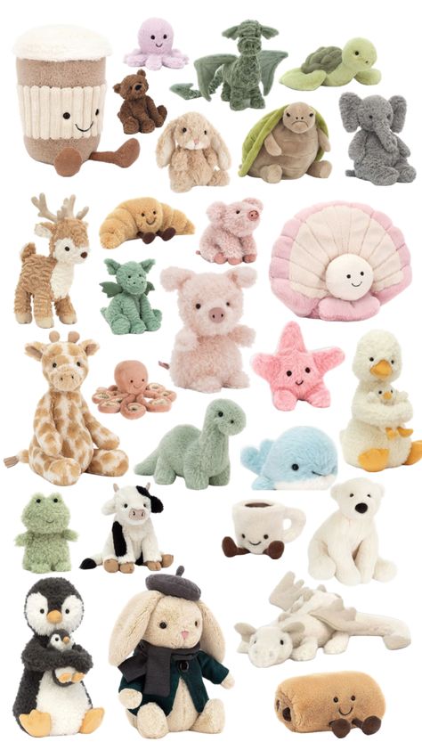 Ideas Habitaciones, Jelly Cat, Jellycat Stuffed Animals, Cute Squishies, Yellow Dog, Gift Inspo, Cute Animals Images, My Niece, Birthday Wishlist