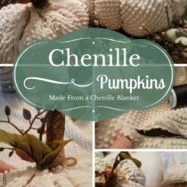 Crafts With Chenille Bedspread, Chenille Pumpkins Diy, Chenille Bedspread Crafts Ideas, Upcycle Chenille Bedspread, Repurposed Chenille Bedspread, Chenille Bedspread Crafts, Chenille Bedspread Repurpose, Quilt Pumpkins, Chenille Projects