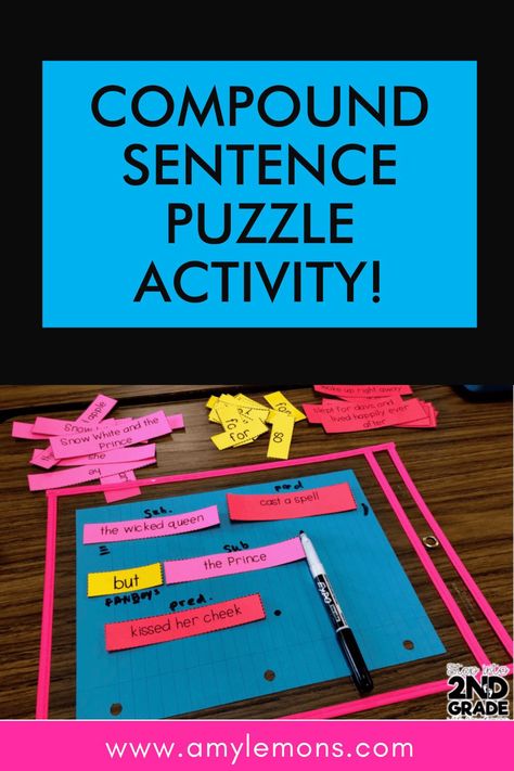 Teaching compound sentences to a group of elementary kids can seem daunting! Using the FANBOYS method and a fun chant, you can teach students about creating and editing compound sentences with ease! Read more about the Compound Sentences anchor chart and activities I've used to help my 4th grade students (but can be used for any grade level!) with their sentence structure. Fanboys Activities, Compound Sentences Anchor Chart, Compound Sentences Activities, Sentences Anchor Chart, Simple And Compound Sentences Anchor, Teaching Compound Sentences, Simple Compound And Complex Sentences Anchor Chart, Simple Compound Complex Sentences Anchor Chart, Complex And Compound Sentences