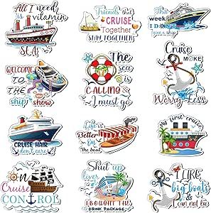 12 Pcs Funny Cruise Door Magnets Stickers Fridge Refrigerator, Summer Sea Navigation Ship Magnet Car Door Fridge Magnetic Decor Whiteboards for Cabin Party Birthday Kitchen Locker Decor,6.01 x 5 inch Cabin Party, Cruise Door Magnets, Door Fridge, Cruise Door, Refrigerator Magnets, Party Birthday, White Board, Car Door, Lockers