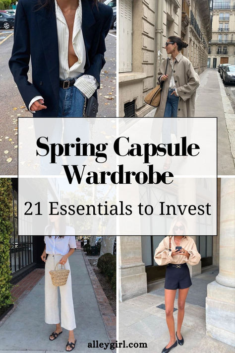 21 Essential Pieces for a Chic Spring-Summer Capsule Wardrobe: Embrace Simplicity and Style! - Alley Girl - The Fashion Technology Blog based in New York Essential Summer Wardrobe Pieces, Spring 2024 Wardrobe Capsule, Paris Spring Capsule Wardrobe, Paris Fashion Summer 2024, Capsule Wardrobe 2024 Spring Summer, Summer Capsule Wardrobe Over 50, Spring Summer 2024 Capsule Wardrobe, 2024 Spring Capsule Wardrobe, Spring Capsule 2024