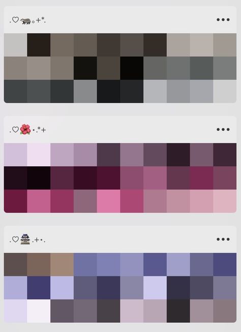 Discord Role Color Palette, Y2k Color Palette Dark, Grunge Color Pallete, Procreate Color Palette Aesthetic, Acubi Color Pallet, Darker Color Palette, Procreate Color Palletes, Dull Colors Palette, Eye Color Pallete