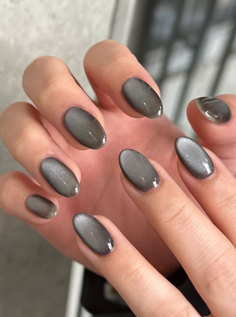 Free Returns ✓ Free Shipping✓. 24pcs Almond Shaped Cat Eye False Nail Tips, Includes 1pc Nail File And 1pc Jelly Gel- Press On Nails at SHEIN. Nails Almond Short, Nails For Wedding, Press On Nails Almond, Acrylic Glue, Short Fake Nails, Almond Shape Nails, Fake Nails With Glue, Gray Nails, Almond Nails Designs