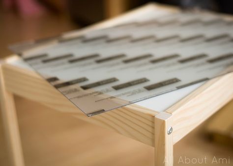 plexiglass table top for latt table Latt Hack, Montessori Room Ideas, Ikea Kids Table, Ikea Table Hack, Ikea Latt, Ikea Wedding, Plexiglass Table, All About Ami, Ikea Table